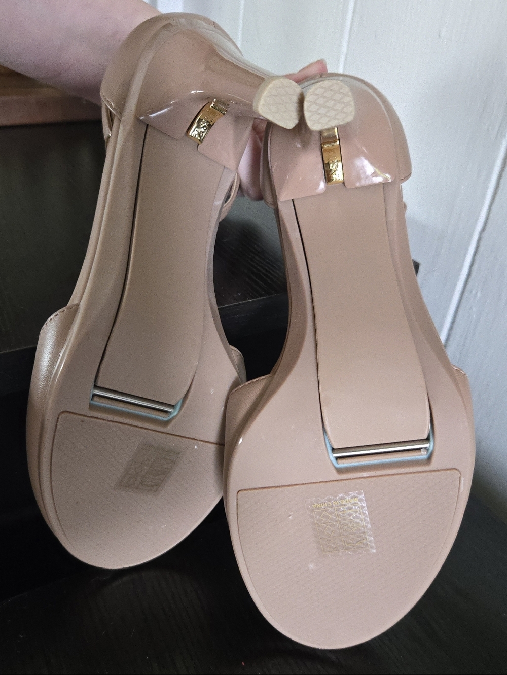 Pashion Jocelyn Summer Heel/Sandal Latte Leather - Picture 5 of 10